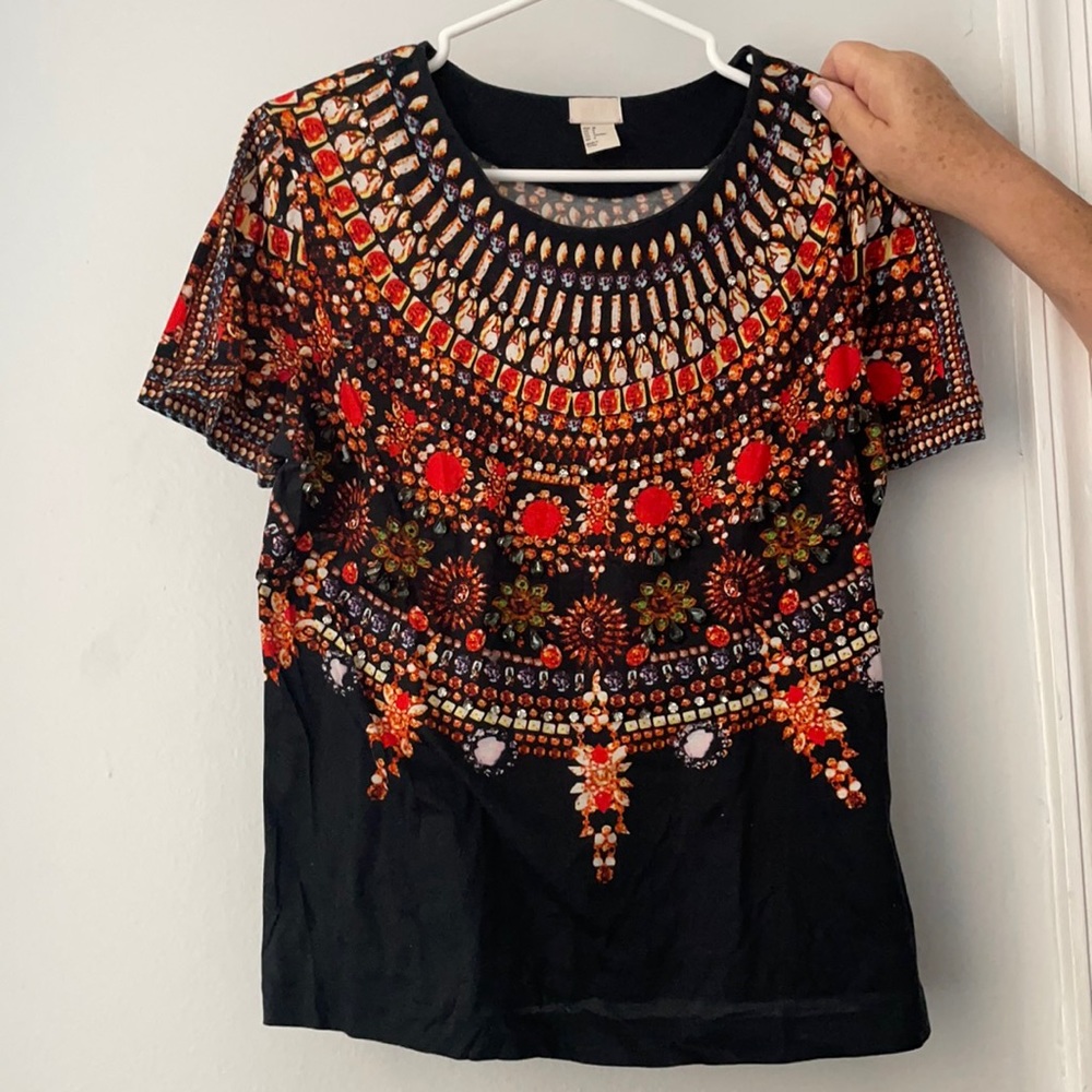 H&M Rhinestone T-Shirt